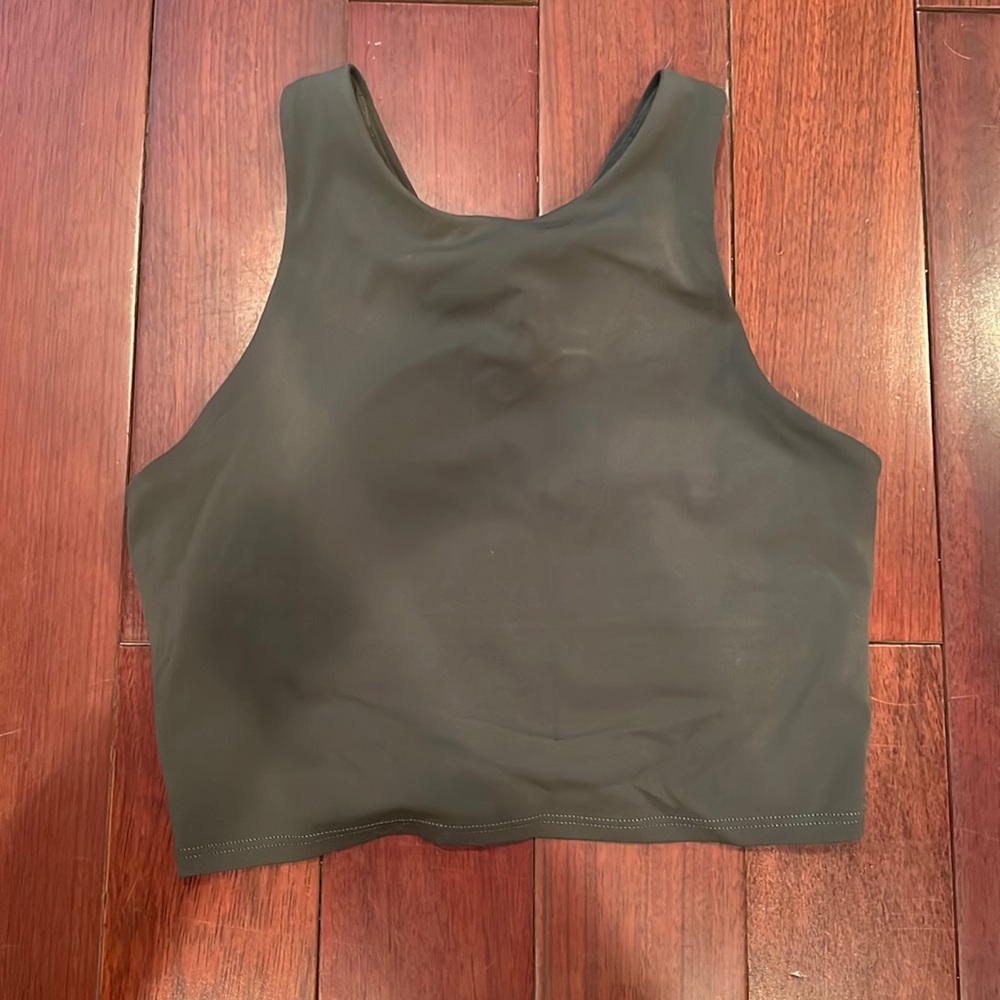 Athleta cropped workout top